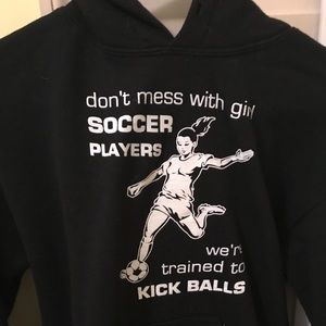 Soccer girl sweatshirt